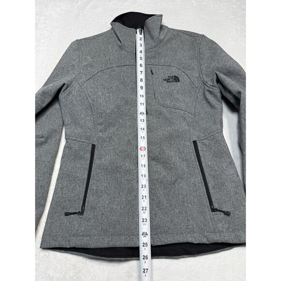 The North Face Apex Barrier Soft Shell Windwall Jacket, Womens Med Gray Gorp - Picture 5 of 8